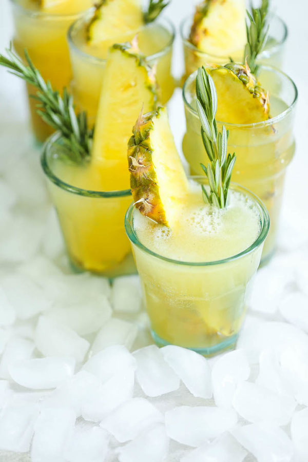 Pineapple Prosecco Punch Damn Delicious