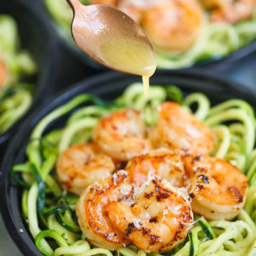 Shrimp Zucchini Noodles Meal Prep Damn Delicious