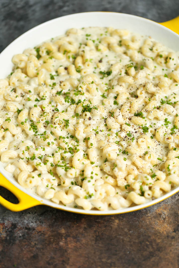 Garlic Parmesan Mac And Cheese Damn Delicious