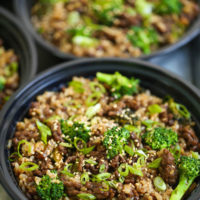 Quick Beef and Broccoli Meal Prep