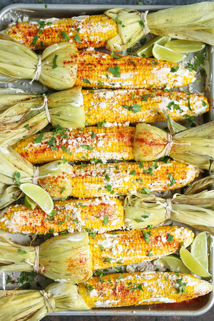 Mexican Corn on the Cob - Damn Delicious