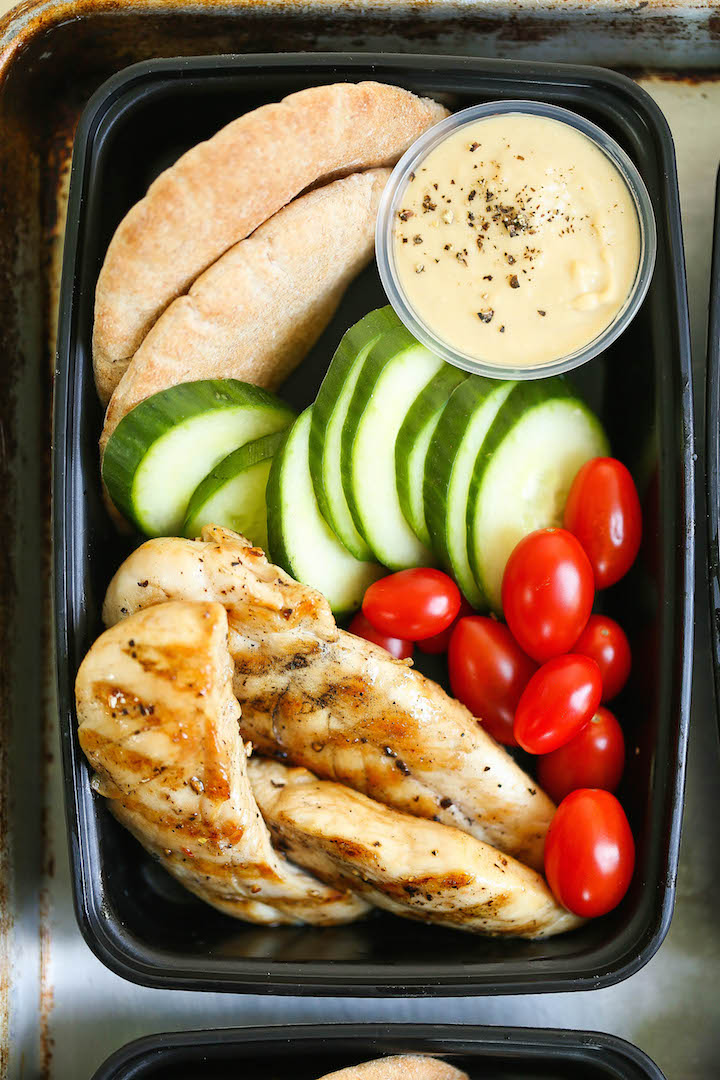 Copycat Starbucks Chicken and Hummus Bistro Box - Damn Delicious