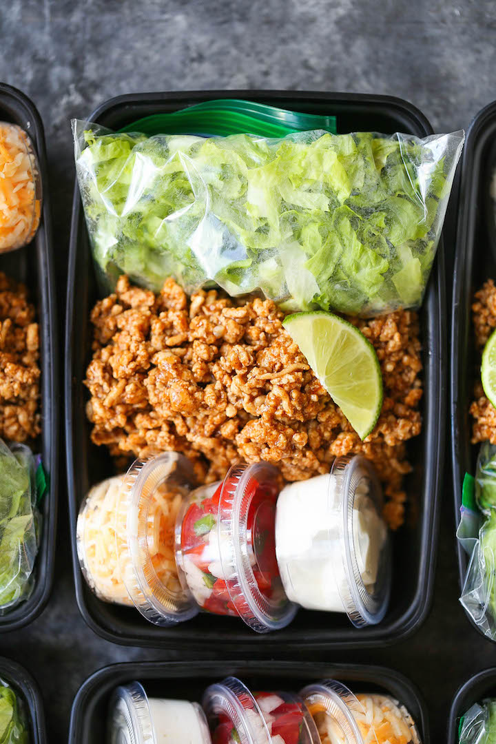 Turkey Taco Salad Bento Box Recipe