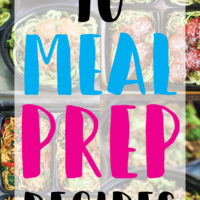 10 Meal Prep Recipes