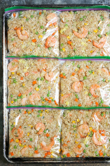 Sheet Pan Fried Rice - Damn Delicious