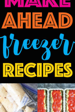 10 Make Ahead Freezer Recipes