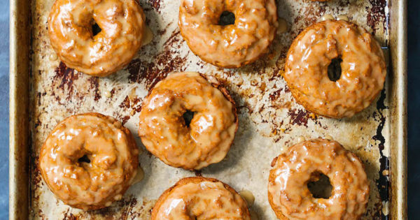 Baked Pumpkin Donuts With Maple Glaze Damn Delicious