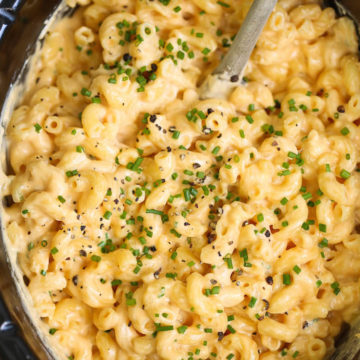Slow Cooker Four Cheese Mac And Cheese Damn Delicious