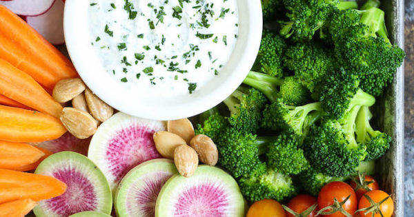 Vegetable Platter With Greek Yogurt Ranch Damn Delicious