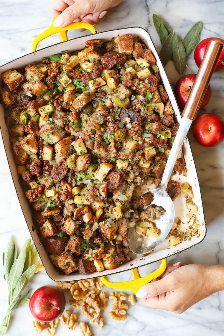 Instant Pot Sausage Stuffing ~Sweet & Savory