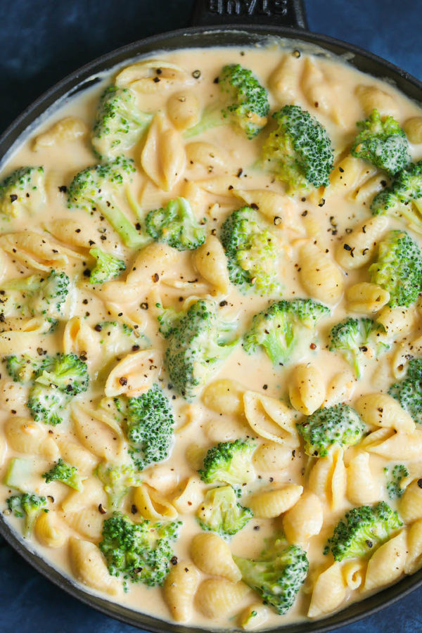 Creamy Broccoli Mac And Cheese Damn Delicious