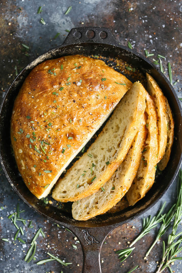 No Knead Bread (Dutch Oven Bread) - Jessica in the Kitchen