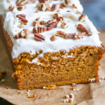 Pumpkin Spice Bread with Cream Cheese Frosting