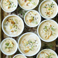 Roasted Cauliflower Soup