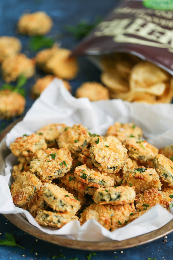 Baked Zucchini Chips - Damn Delicious