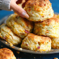 Bacon Cheddar Chive Biscuits