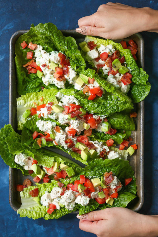 Chicken Salad Lettuce Wraps