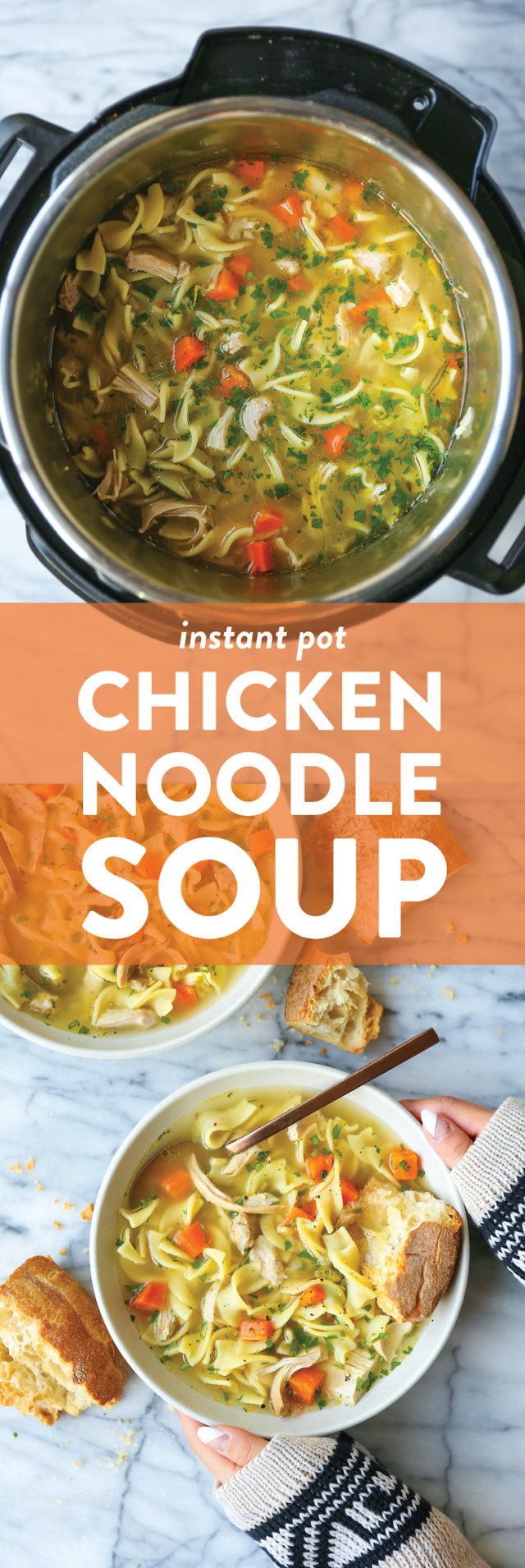 Instant Pot Chicken Noodle Soup - Damn Delicious