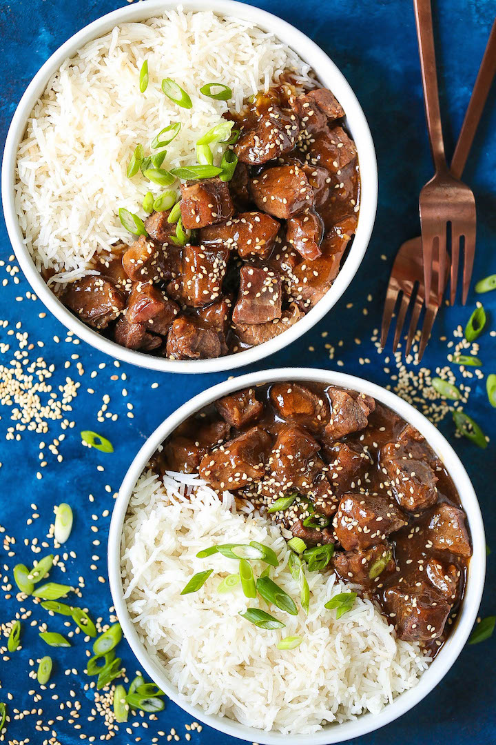 Instant Pot Korean Beef - The best and easiest Korean beef you will ever make in the pressure cooker. 10 min prep or less! And the meat comes out amazingly flavorful and melt-in-your-mouth tender!
