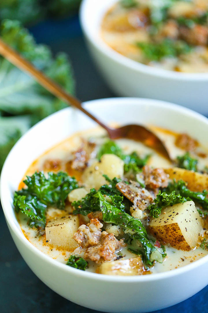 Instant Pot Olive Garden Zuppa Toscana Copycat - Damn Delicious