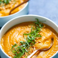 Thai Sweet Potato and Carrot Soup