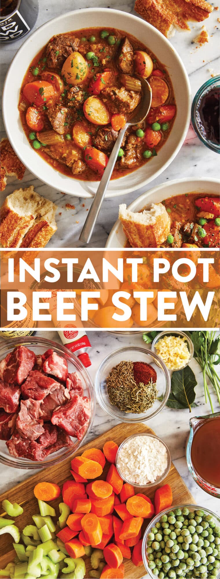 Instant Pot Beef Stew (Dinner For Two) - Homemade In Kitchen