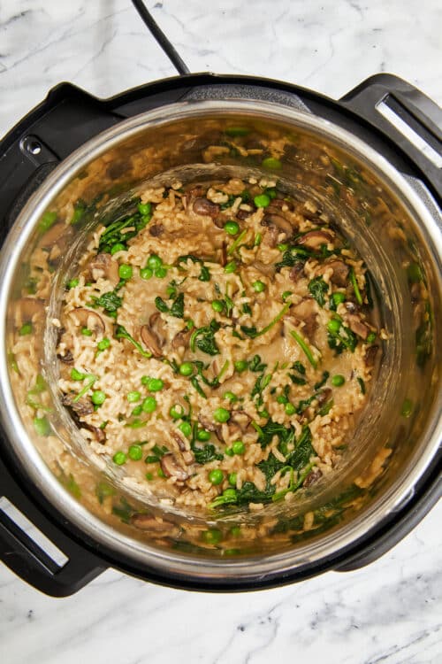 Instant Pot Mushroom Risotto Damn Delicious