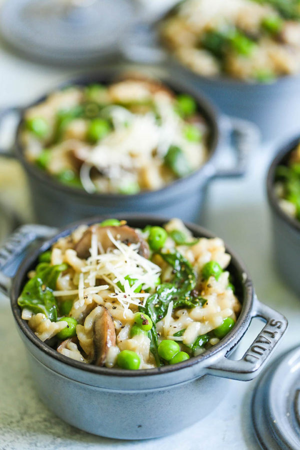 Instant Pot Mushroom Risotto - Damn Delicious