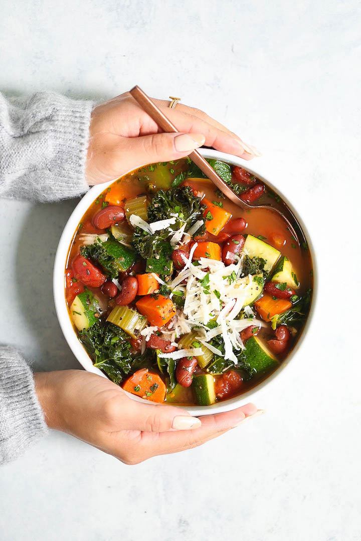 Instant Pot Minestrone Soup Damn Delicious