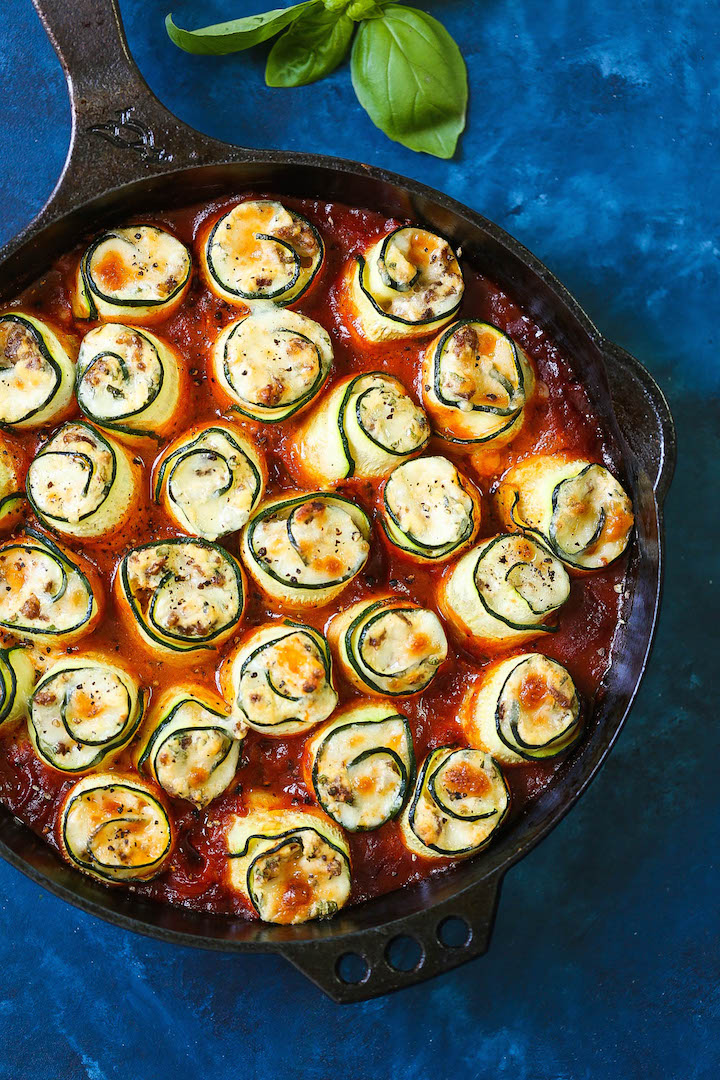 Zucchini Lasagna Rolls