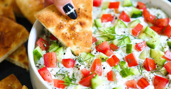 Creamy Greek Feta Dip Damn Delicious