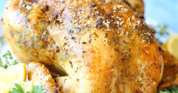 Lemon Herb Roasted Chicken - Damn Delicious