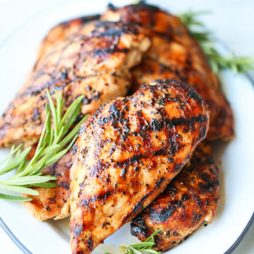 Maple Rosemary Grilled Chicken - Damn Delicious