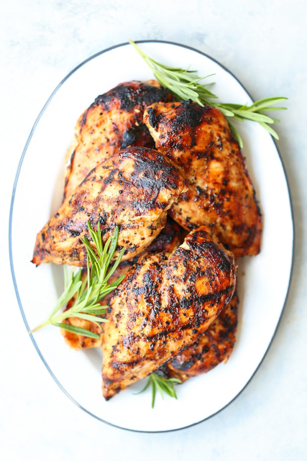 Maple Rosemary Grilled Chicken Damn Delicious