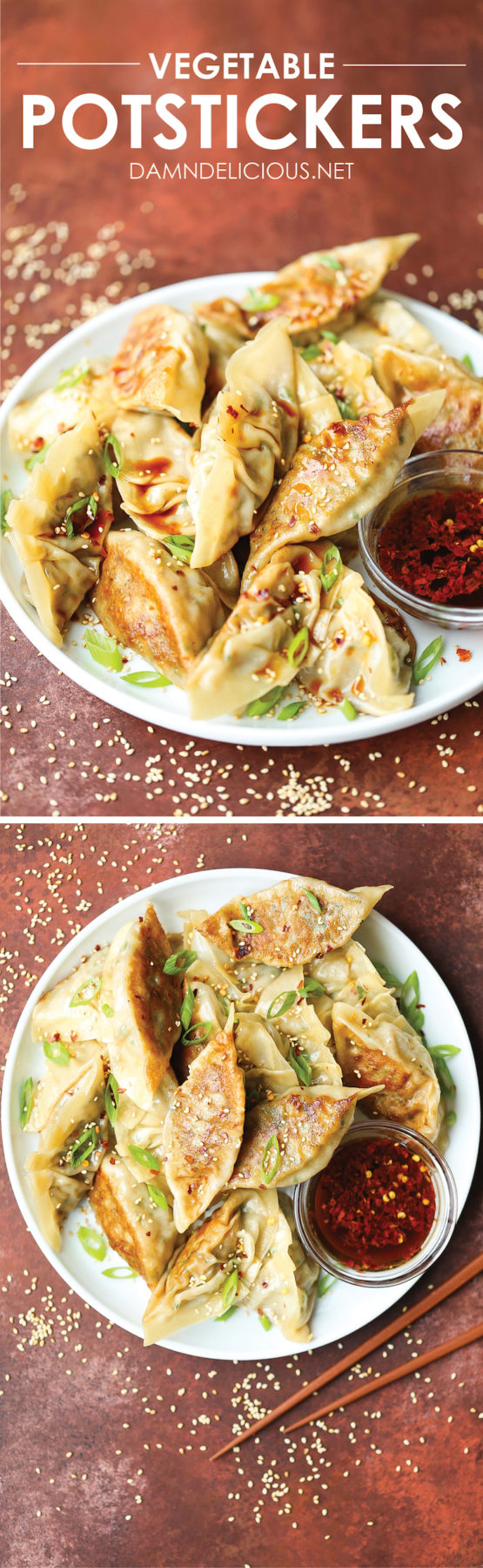 Vegetable Potstickers Damn Delicious