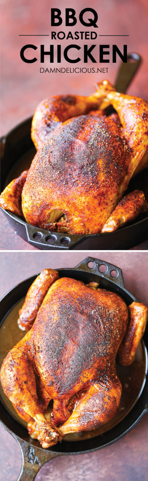 BBQ Roasted Chicken - Damn Delicious