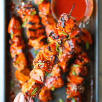 Korean Chicken Skewers Recipe (Video) - A Spicy Perspective