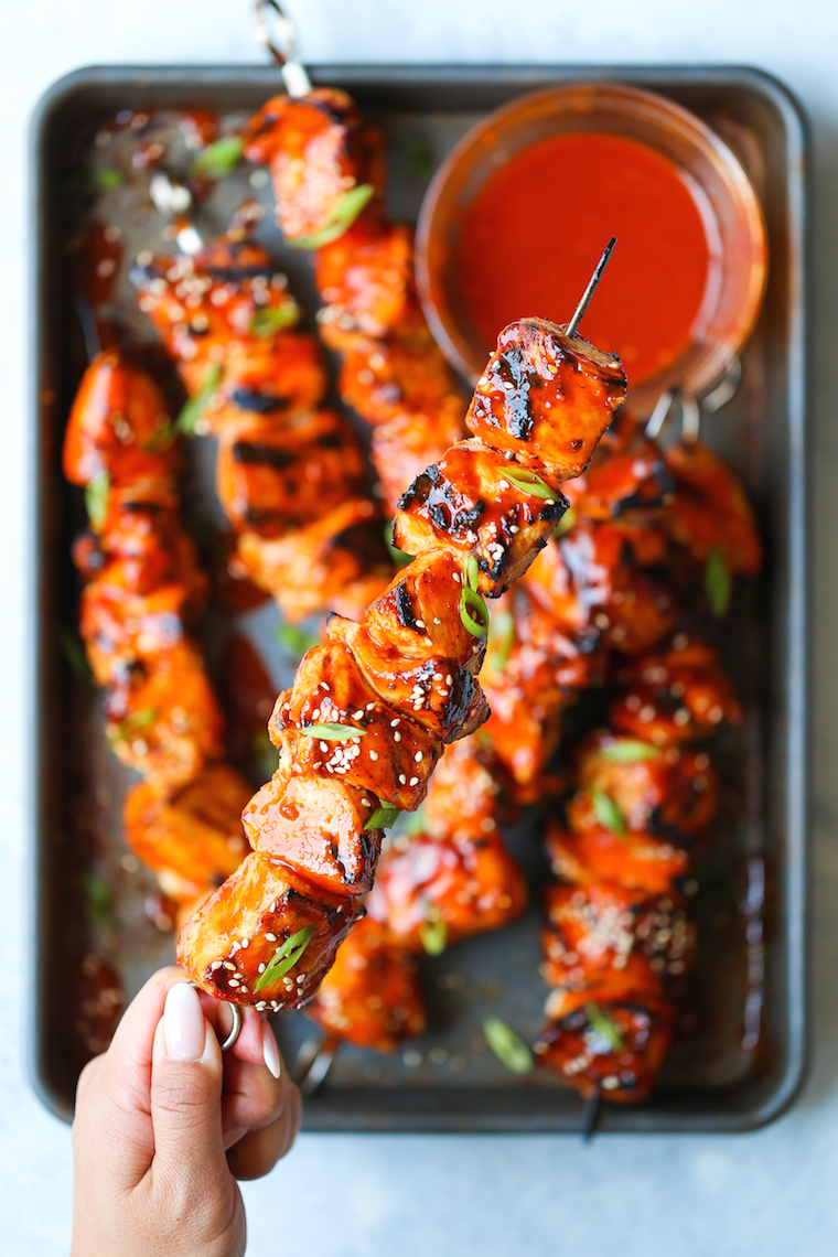 Korean Chicken Kabobs