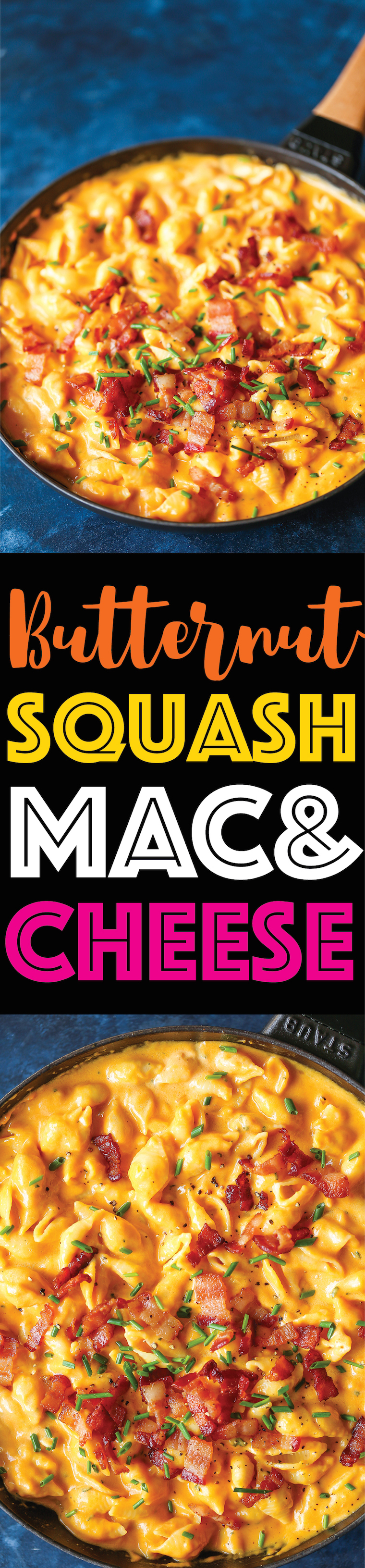 Butternut Squash Mac and Cheese - Mac and cheese at it’s finest! So creamy, so rich + so amazing yet it’s so much healthier than traditional mac and cheese!