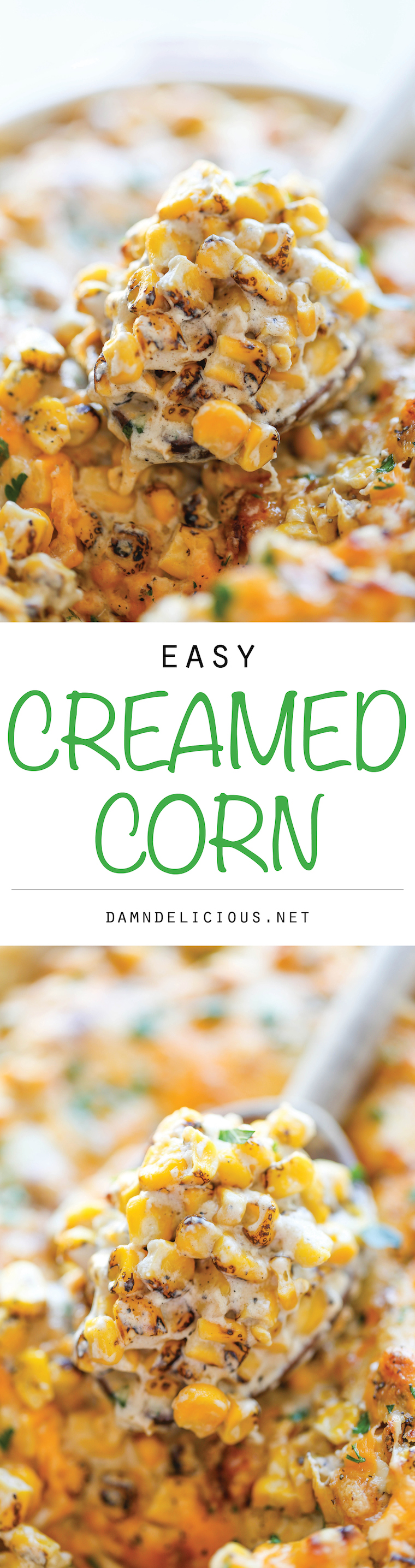 Easy Creamed Corn - The creamiest, most amazing creamed corn you will ever have – and it’s so easy to make, it’s practically fool-proof!