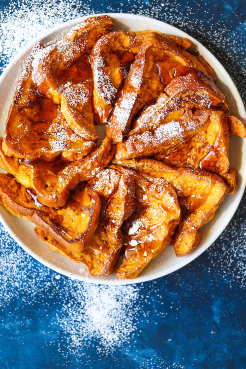 Pumpkin Spice French Toast Damn Delicious