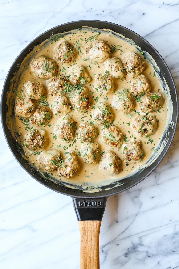 Instant Pot Swedish Meatballs - Easy peasy Swedish meatballs made in your pressure cooker! The meatballs are so tender and the gravy is so rich and creamy!