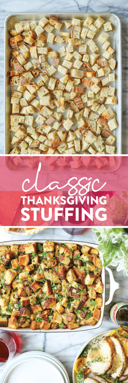 Classic Thanksgiving Stuffing - Damn Delicious