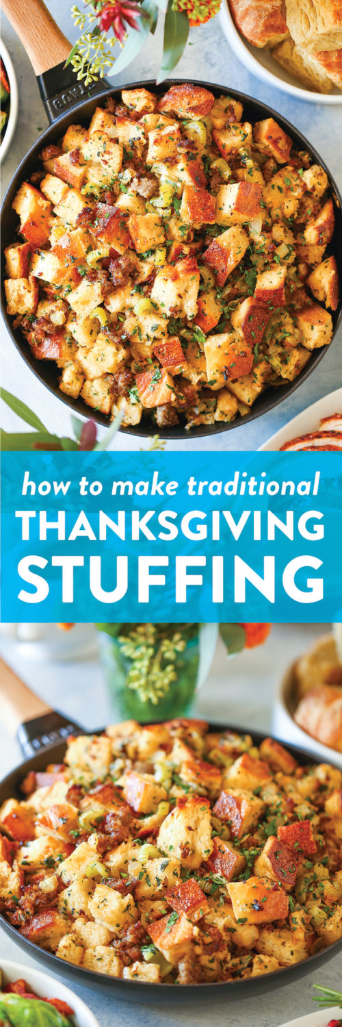 Classic Thanksgiving Stuffing - Damn Delicious