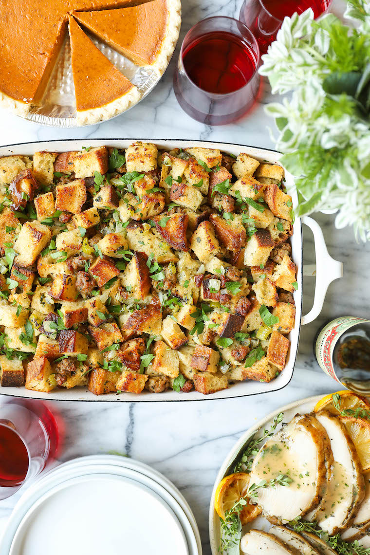 Homemade Stovetop Stuffing - Damn Delicious