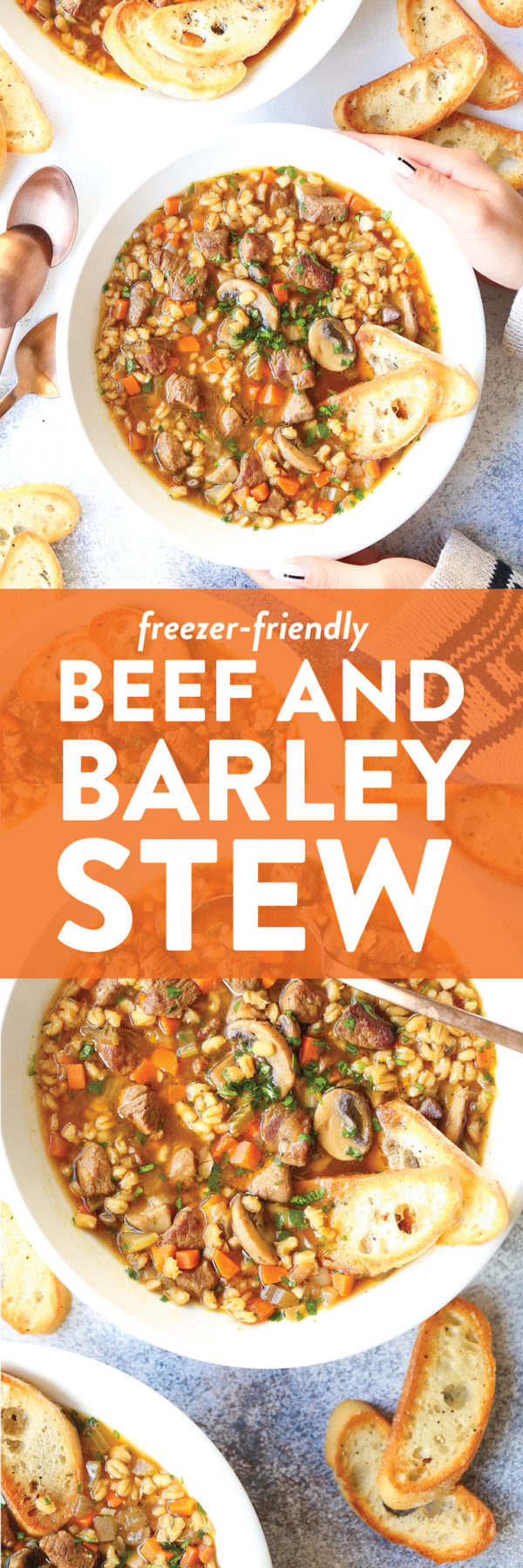 Beef and Barley Stew Recipe - Damn Delicious