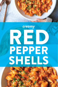 Creamy Red Pepper Shells Damn Delicious