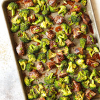 Sheet Pan Beef and Broccoli