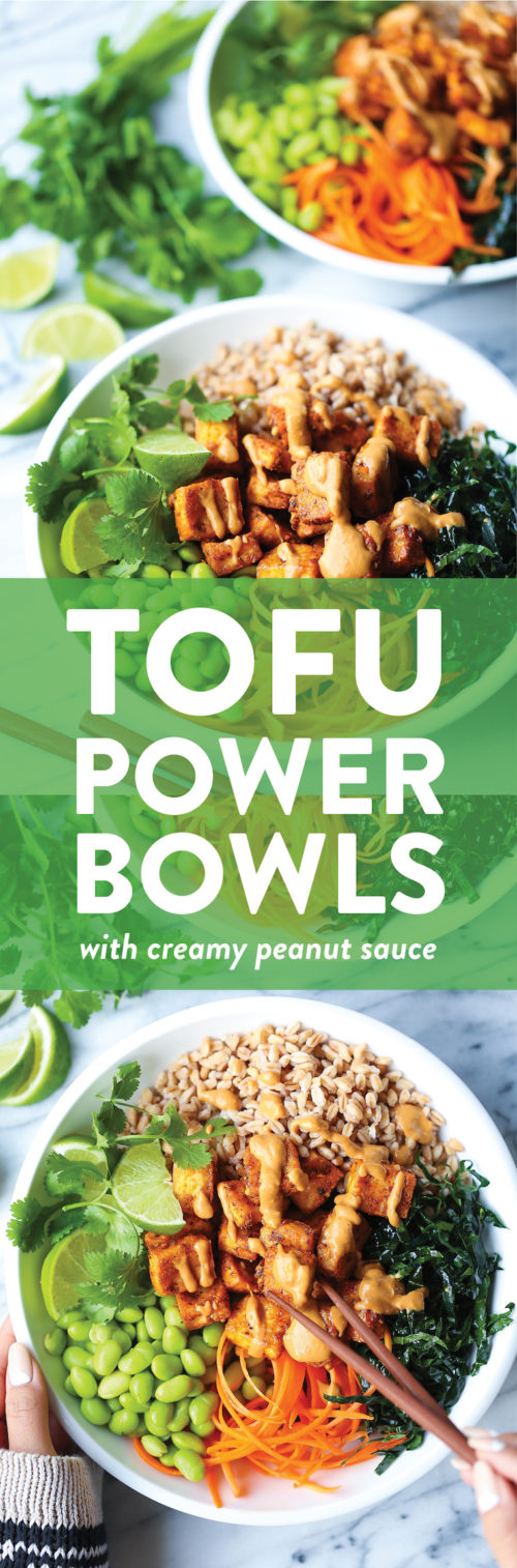 Tofu Power Bowls Damn Delicious