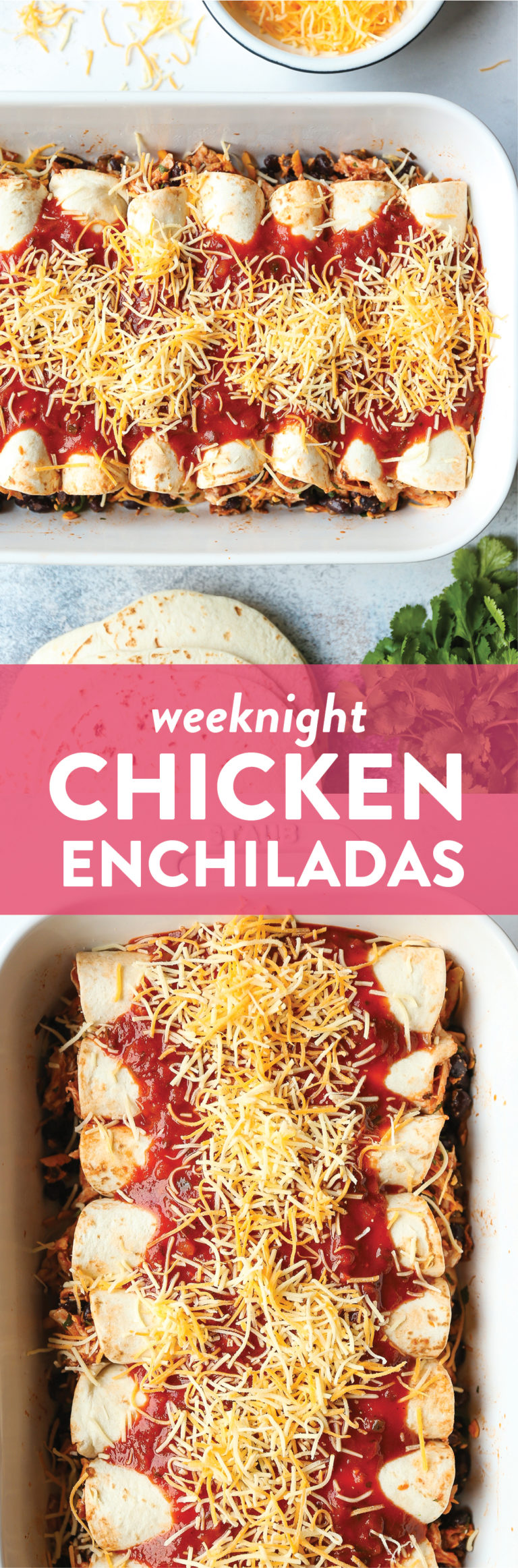 Weeknight Chicken Enchiladas Damn Delicious Chicken Recipe